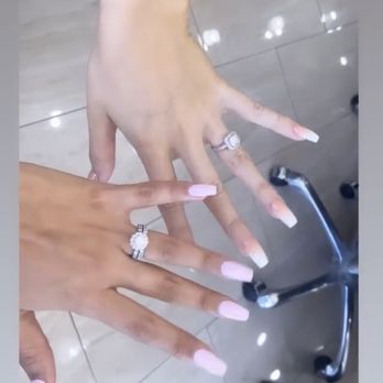 Nails Galore - Coffin shaped acrylics - Nail Salons Near Me - Cypress, California