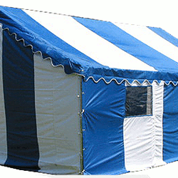 PTM Tarps - 20' X 20' Fiesta Canopy Enclosed with Walls and Windows