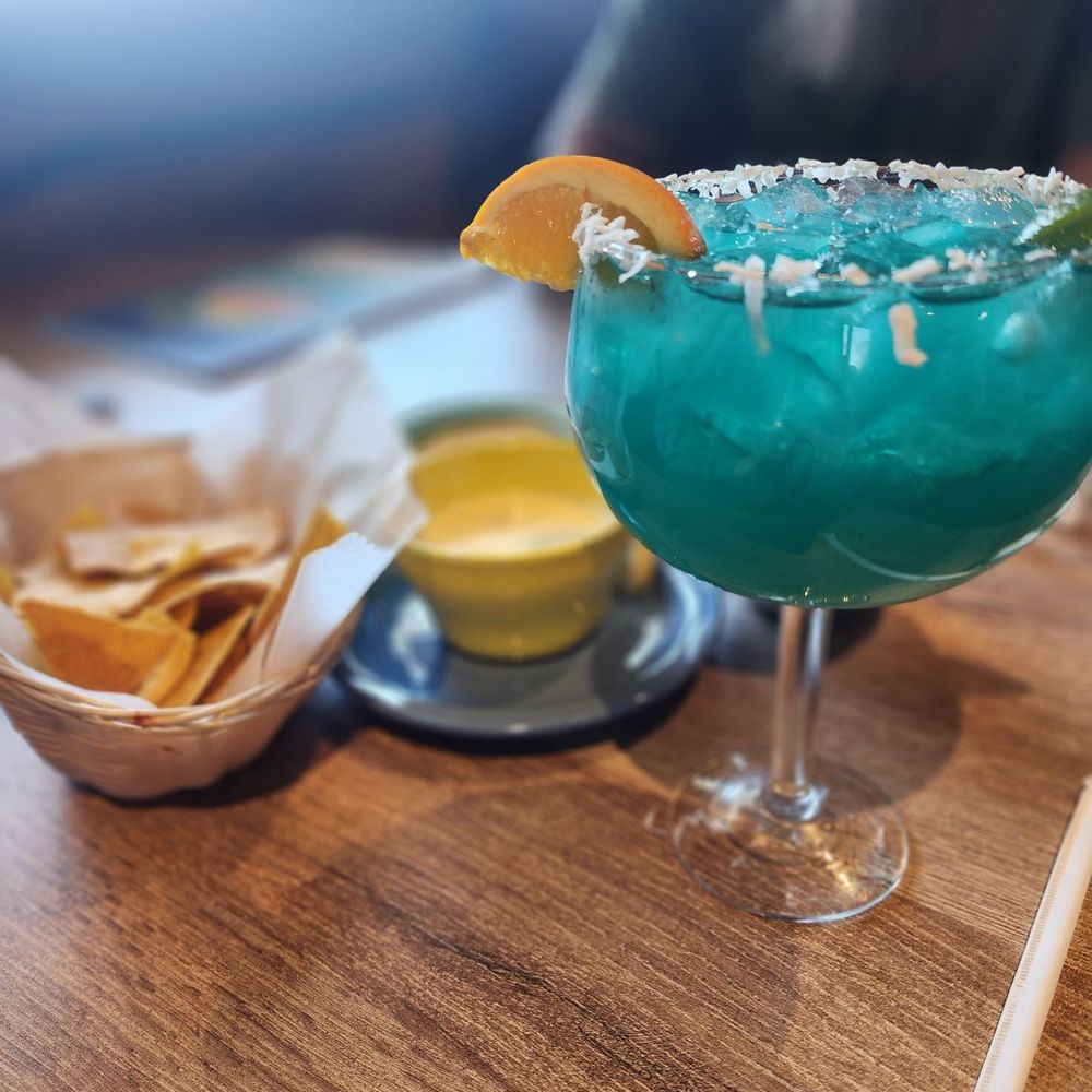 Blue coconut margarita Blue coconut margarita