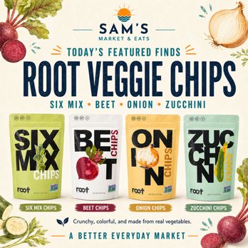 Sam’s Market & Eats - ' :
Veggie chips, but make them fun! - Grocery Near Me - Oldsmar, Florida Sam’s Market & Eats - ' :
Veggie chips, but make them fun! - Grocery Near Me - Oldsmar, Florida