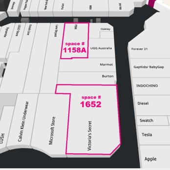 PINK - King of Prussia Mall -- screenshot of Plaza Map (TWO stores, PINK vs Vicoria's Secret) - Lingerie Near Me - King of Prussia, Pennsylvania PINK - King of Prussia Mall -- screenshot of Plaza Map (TWO stores, PINK vs Vicoria's Secret) - Lingerie Near Me - King of Prussia, Pennsylvania