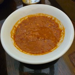 Mi Jalisco - Side of their homemade Hot Sauce