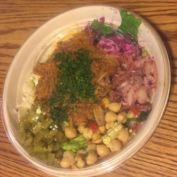 YAFO Kitchen - Build your own bowl: half salad half rice with lamb - Middle Eastern Near Me - Charlotte, North Carolina YAFO Kitchen - Build your own bowl: half salad half rice with lamb - Middle Eastern Near Me - Charlotte, North Carolina