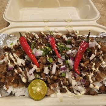 Tagpuan - Pork sisig plate. - Food Trucks Near Me - Wailuku, Hawaii Tagpuan - Pork sisig plate. - Food Trucks Near Me - Wailuku, Hawaii
