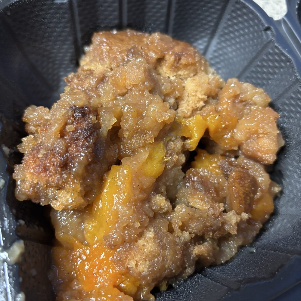BBQ By Tony - Peach cobbler pie - Barbeque Near Me - Eugene, Oregon