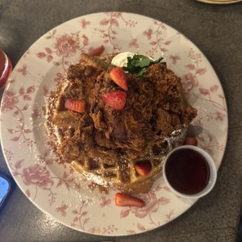 Milk & Honey Southern Inspired Kitchen - Chicken & Biscoff Waffle - Southern Near Me - Alexandria, Virginia Milk & Honey Southern Inspired Kitchen - Chicken & Biscoff Waffle - Southern Near Me - Alexandria, Virginia