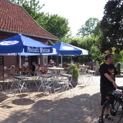 Schmiedegasthaus Gehrke - Blick in den Biergarten