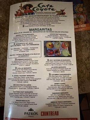Menu photo 7 Cafe Coyote San Diego, CA Menu photo 7 Cafe Coyote San Diego, CA