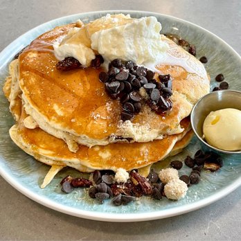 Toast Kitchen & Bakery - Chocolate chip pancakes - Breakfast & Brunch Near Me - Tustin, California