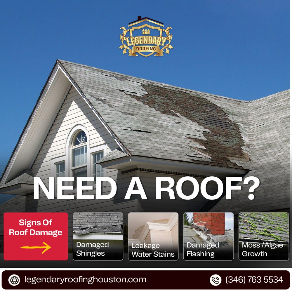 Slide of Legendary Roofing Houston