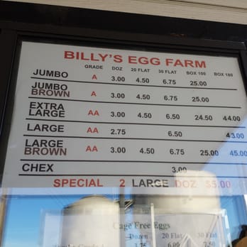 Billy's Egg Farm - Specialty Food Near Me - Chino, California