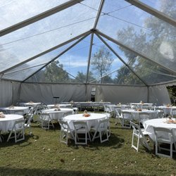 Aztec Rental - Clear roof tent 55'x40'