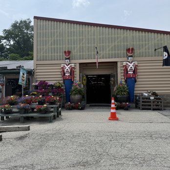 Meder's Garden Center - Front entrance with toy soldiers year-round. - Nurseries & Gardening Near Me - Pittsburgh, Pennsylvania Meder's Garden Center - Front entrance with toy soldiers year-round. - Nurseries & Gardening Near Me - Pittsburgh, Pennsylvania