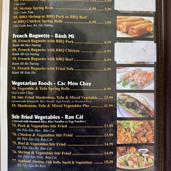 Tasty Pho - Menu - Vietnamese Near Me - Vista, California