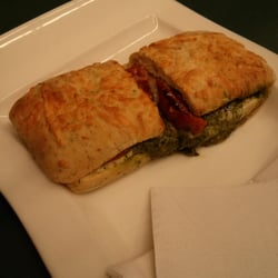 Barnes and Noble - Basil pesto sundried tomato provolone sandwich