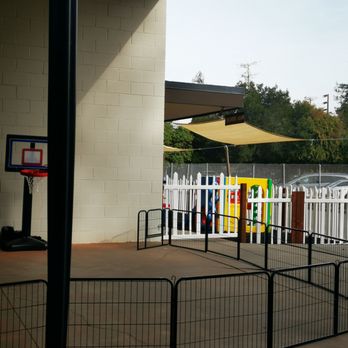Alpha Kids Academy - Bike area and back entrance - Preschools Near Me - Menlo Park, California