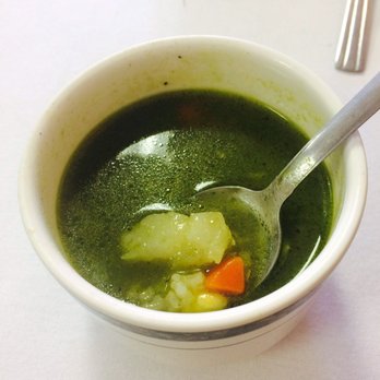 El Pollo Kri-ollo - I don't know the name of this soup but it was delish! I wished they sold it by the pint. - Peruvian Near Me - Corona, California
