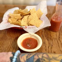 La Placita Mexican Grill - Salsa heat level 3 out of 10