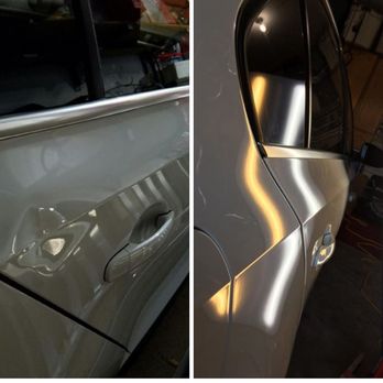 Dent Removers - Paintless dent removal is the best way to fix your vehicle here is a Sharp deep dent I worked out of this door - Mobile Dent Repair Near Me - Kaysville, Utah Dent Removers - Paintless dent removal is the best way to fix your vehicle here is a Sharp deep dent I worked out of this door - Mobile Dent Repair Near Me - Kaysville, Utah