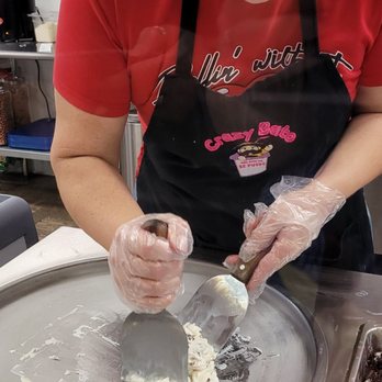 Crazy Bato - a woman in an apron making doughnuts - Creperies Near Me - Sierra Vista, Arizona Crazy Bato - a woman in an apron making doughnuts - Creperies Near Me - Sierra Vista, Arizona