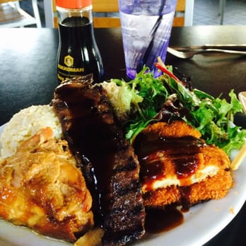 Hapa J's - Mixed plate yummy - Hawaiian Near Me - San Clemente, California Hapa J's - Mixed plate yummy - Hawaiian Near Me - San Clemente, California
