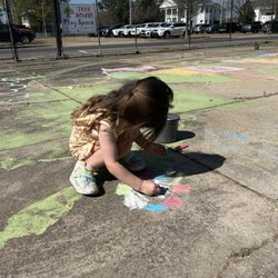 Treehouse Children’s Museum - Sidewalk chalk fun!