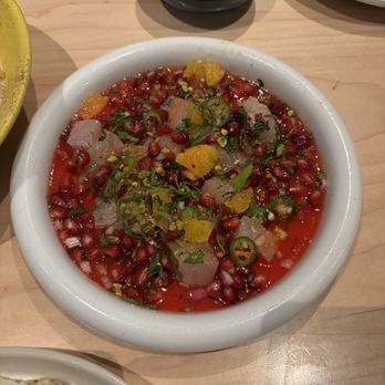 Ezov - Kanpachi Crudo - Middle Eastern Near Me - Austin, Texas Ezov - Kanpachi Crudo - Middle Eastern Near Me - Austin, Texas