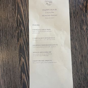 Crescent Bistro - Happy hour menu as of Feb 2025 - New American Near Me - Pleasant Hill, California Crescent Bistro - Happy hour menu as of Feb 2025 - New American Near Me - Pleasant Hill, California