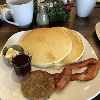 Thriving Thistle Market - a breakfast of pancakes, bacon and eggs - Convenience Stores Near Me - Apple River, Illinois