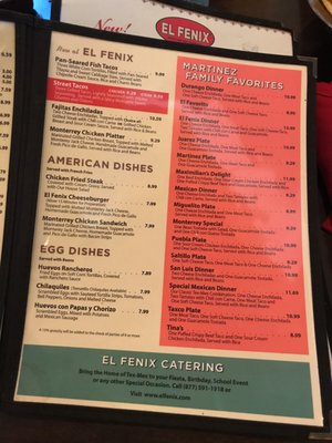Menu photo 6 El Fenix Dallas, TX Menu photo 6 El Fenix Dallas, TX