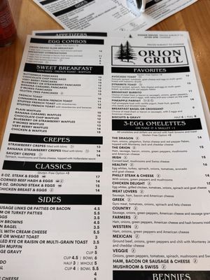 Menu photo 4 Orion Grill Lake Orion, MI