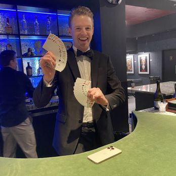 Elite Experience: White Rabbit Theater & Lounge - The star of the show, Chase, performing close up magic before the show! - Yelp Events Near Me - Reno, Nevada