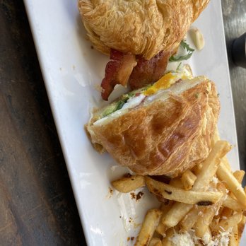 Blue Daisy - Bacon Egg & Avocado Croissant. - Creperies Near Me - Santa Monica, California