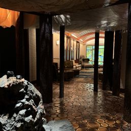 Entrance to spa and lounge area Entrance to spa and lounge area