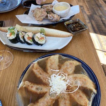 AFURI Ramen+Dumpling - Beaverton - Chicken Karaage, Sake roll, Buta gyoza - Ramen Near Me - Beaverton, Oregon
