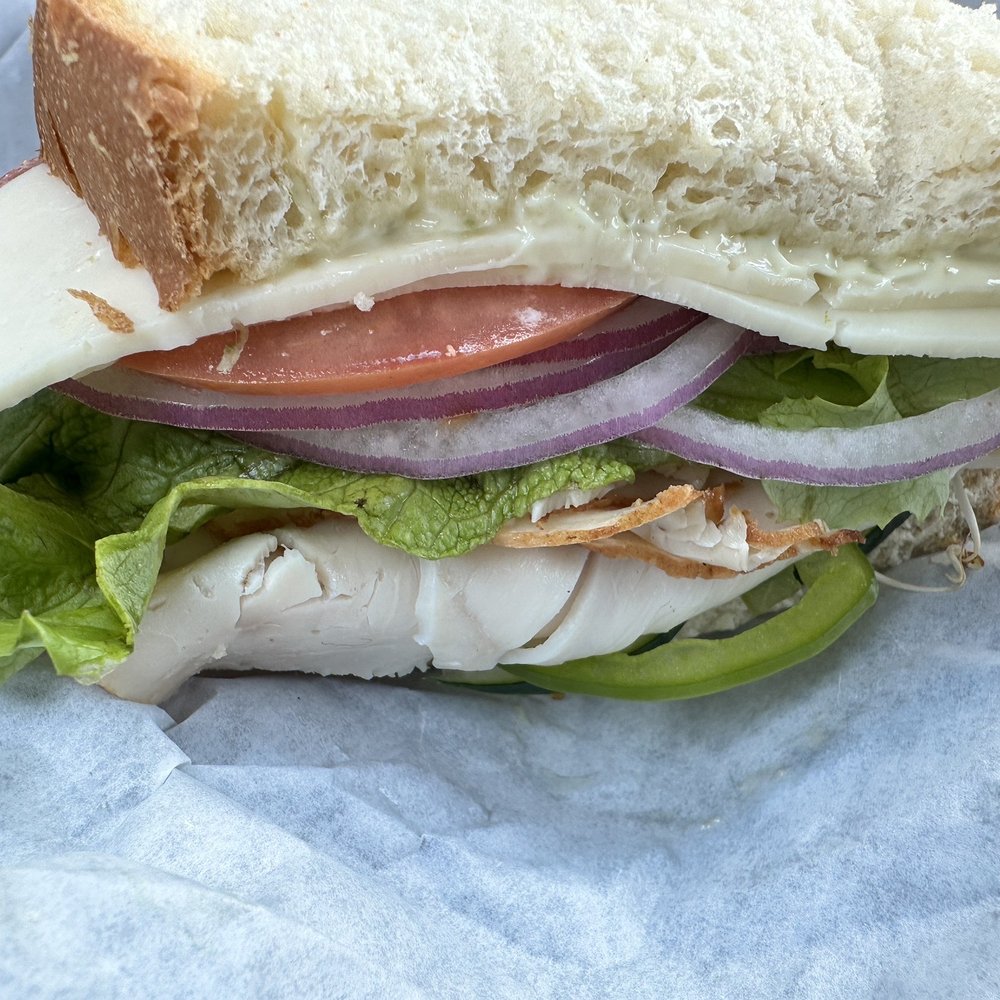 Espresso Yourself - Half turkey garden to go, no pickle included - Sandwiches Near Me - Fircrest, Washington Espresso Yourself - Half turkey garden to go, no pickle included - Sandwiches Near Me - Fircrest, Washington