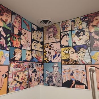La Bodega Taco Bar - Comic maidens in the bathroom - Mexican Near Me - Minneapolis, Minnesota La Bodega Taco Bar - Comic maidens in the bathroom - Mexican Near Me - Minneapolis, Minnesota