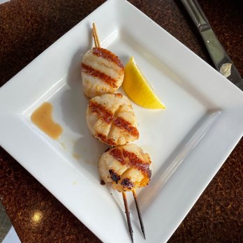 Seasons 52 - Caramelized Grilled Sea Scallops - New American Near Me - Orlando, Florida Seasons 52 - Caramelized Grilled Sea Scallops - New American Near Me - Orlando, Florida