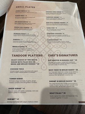 Menu photo 1 Sankranti Restaurant Johns Creek, GA