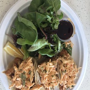 Photo of Food Fair By Diego - Los Angeles, CA, United States. 3 Fish Tacos Lunch