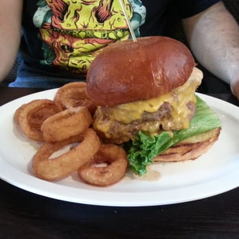 Anny's Fine Burger - Anny's Double Burger w/ onion rings - Burgers Near Me - Santee, California Anny's Fine Burger - Anny's Double Burger w/ onion rings - Burgers Near Me - Santee, California