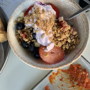 AMBAR Restaurant, Capitol Hill - Fruit granola bowl - Modern European Near Me - Washington, DC, District of Columbia AMBAR Restaurant, Capitol Hill - Fruit granola bowl - Modern European Near Me - Washington, DC, District of Columbia