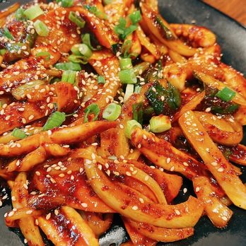 Maht Gaek - Sautéed squid - Korean Near Me - Plano, Texas