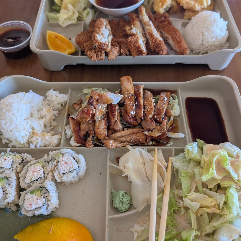 Chicken Katsu Bento and Teriyaki Chicken Bento