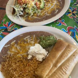 Chimichanga Dinner & 2 Item Combo Tacos Chimichanga Dinner & 2 Item Combo Tacos