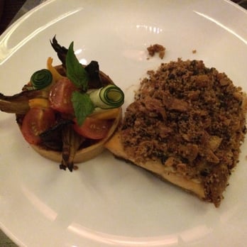 The Nickel - Char and tomato tart. Clearly a good portion size. - Venues & Event Spaces Near Me - Denver, Colorado