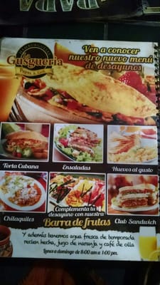 Menu photo 5 La Gusgueria Guadalajara, JAL