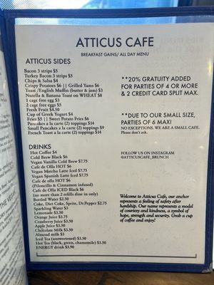 Menu photo 3 Atticus Cafe Anaheim, CA Menu photo 3 Atticus Cafe Anaheim, CA