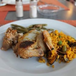 Sol Don Pedro - Paella, quail at the hotel restaurant