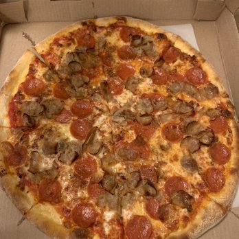Astoria Pizza Factory - Meatlovers Pizza. So good! - Pizza Near Me - Queens, New York